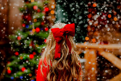 christmas hair glitter