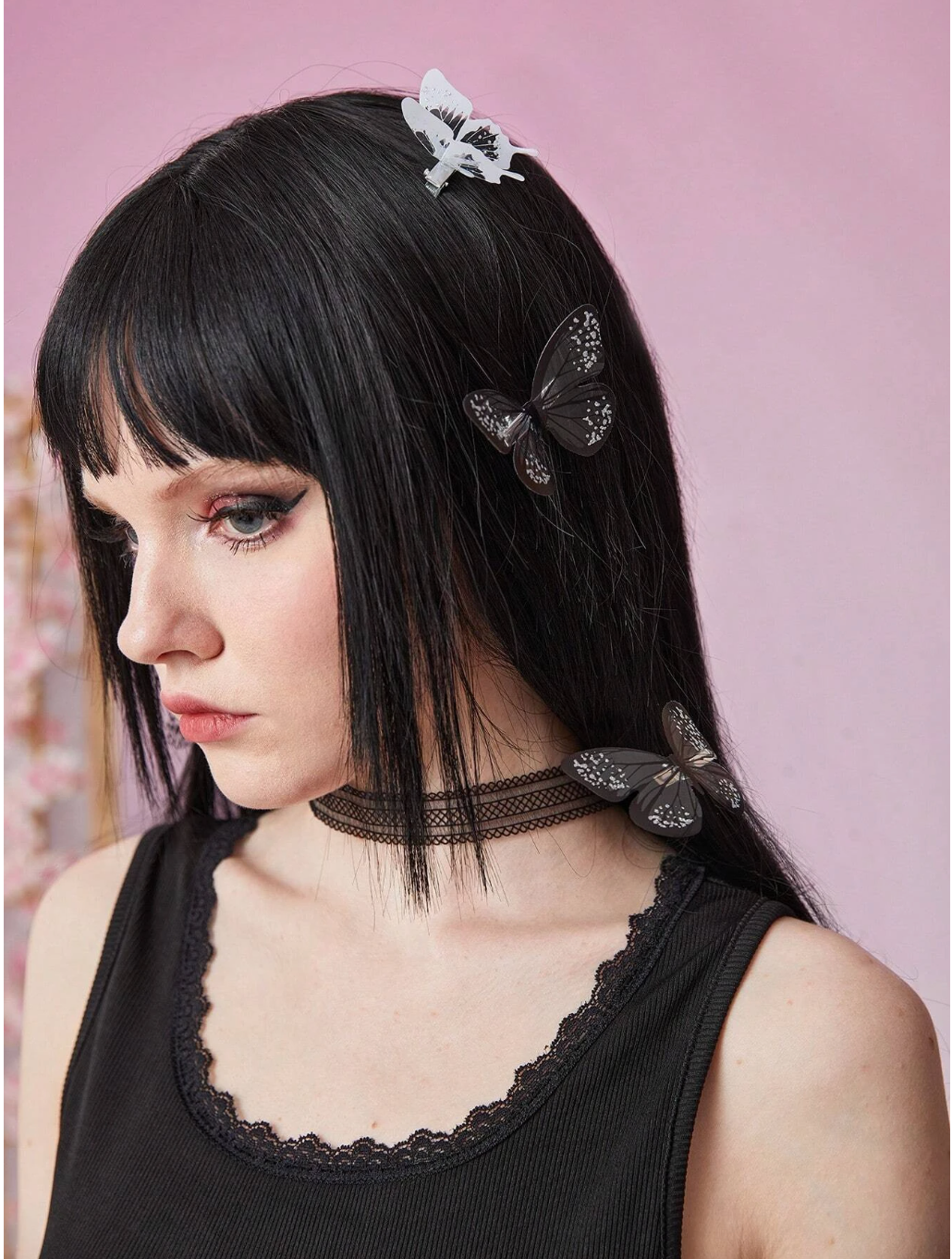 fermagli per capelli farfalle