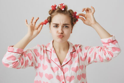 bad hair day look